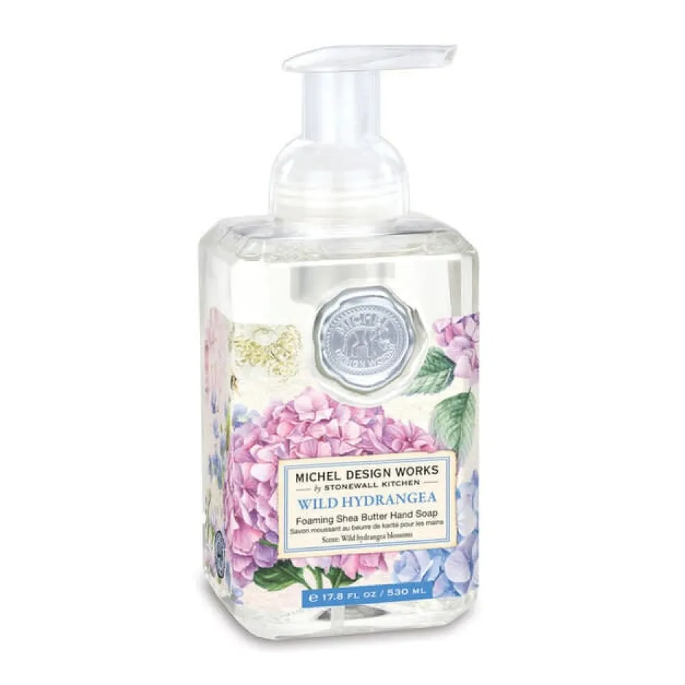 Michel Design Works Wild Hydrangea Foaming Hand Soap- Liquid Hand Soap