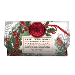 Michel Design Works Winter Woodland Large Bath Bar Soap- Bar Soaps