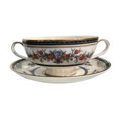 Minton Stanwood Soup Bowl & Saucer- Vintage Minton Stanwood