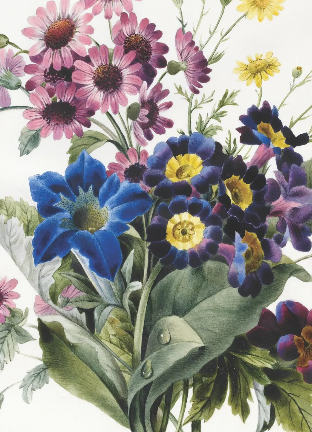 Mixed Flowers Greeting Card- Greeting Cards