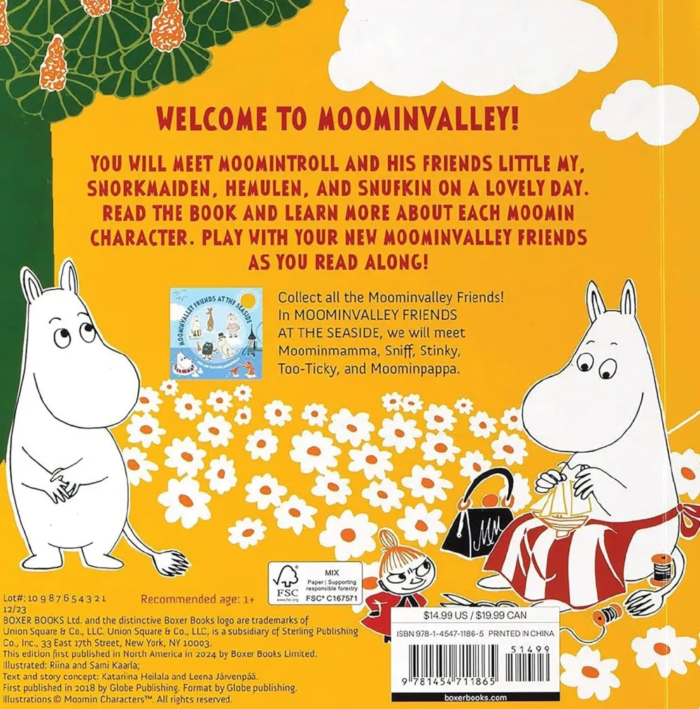 Moominvalley Friends Board Book- Books