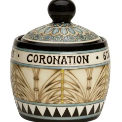 Moorcroft Pottery Coronation Lidded Box 956/6- Moorcroft Pottery|King Charles Iii