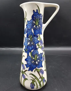 Moorcroft Pottery Delphinium Jug- Moorcroft Pottery