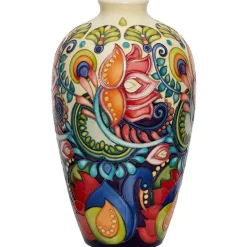 Moorcroft Pottery Festival of Light Vase 25/9- Vases|Moorcroft Pottery