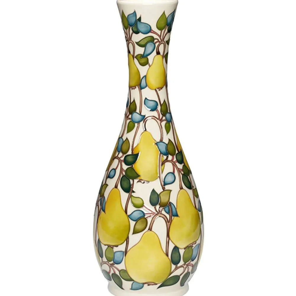Moorcroft Pottery Moorcroft Williams Pear Vase 82/16 (LE30)- Vases|Moorcroft Pottery
