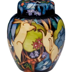 Moorcroft Pottery The Forest Ginger Jar 769/8 (LE20)- Moorcroft Pottery