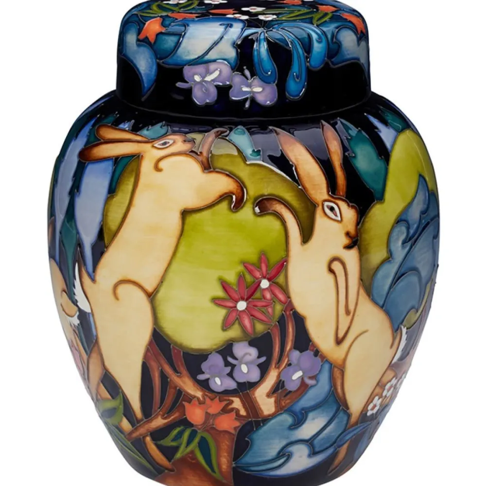 Moorcroft Pottery The Forest Ginger Jar 769/8 (LE20)- Moorcroft Pottery
