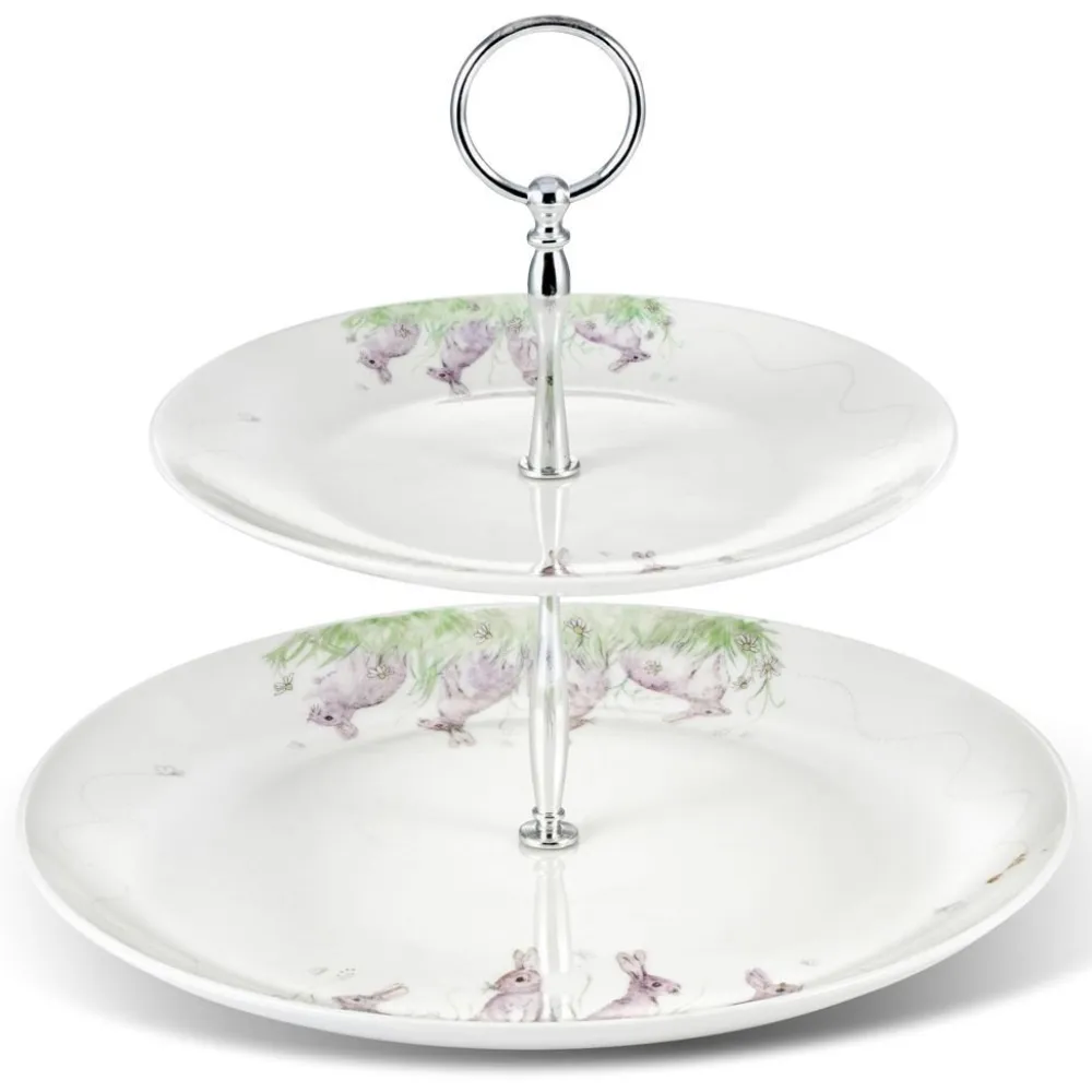 Mosney Mill Edgar Green & Friends 2 Tier Cake Stand- Mosney Mill|Serving Plates