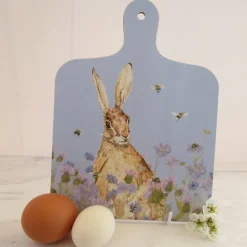 Mosney Mill Hare & Wildflower Chopping Board- Kitchen Tools