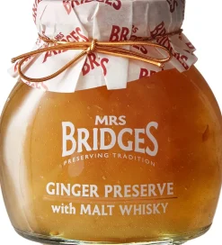 Mrs Bridges Ginger Preserve with Malt Whisky- Jams & Marmalade