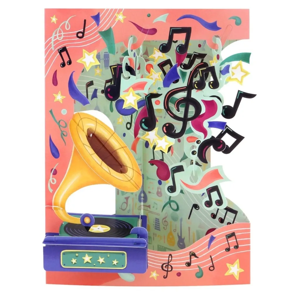 Music Swing Card- Greeting Cards