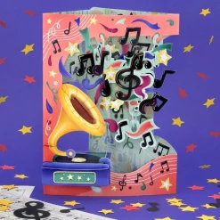 Music Swing Card- Greeting Cards