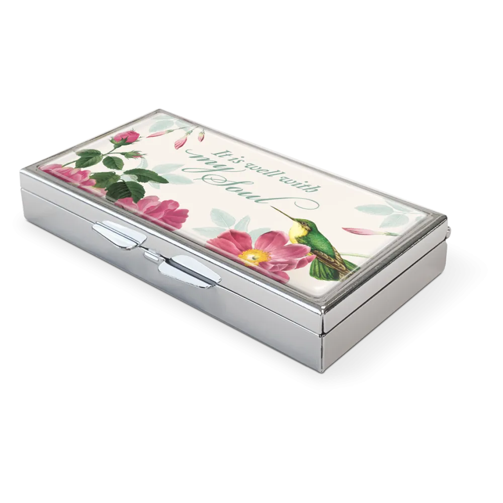 Nature's Grace Hummingbird Pill Box- Pharmacy