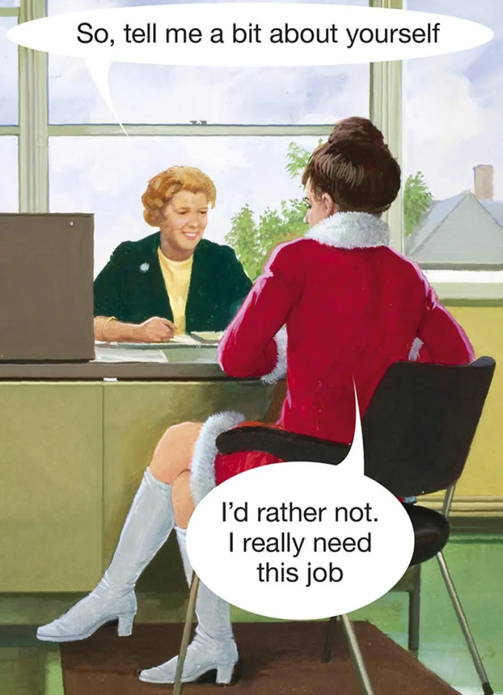 Need This Job Greeting Card- Greeting Cards