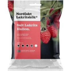 Nordiskt Lakritskök Raspberry Salt Licorice Bag- Sweets
