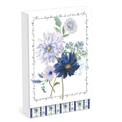 Notable Florals Blue Dahlia Pocket Notepad- Journals & Other Stationery