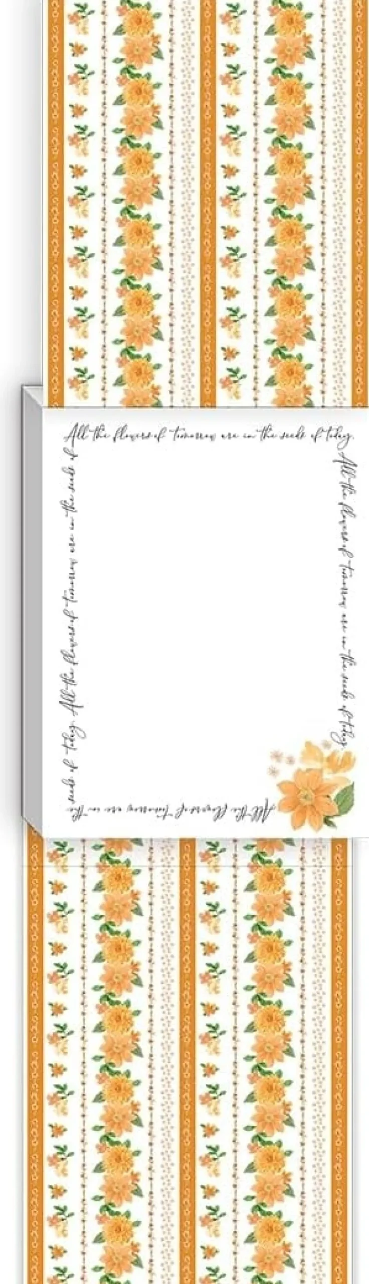 Notable Florals Marigold Pocket Notepad- Journals & Other Stationery