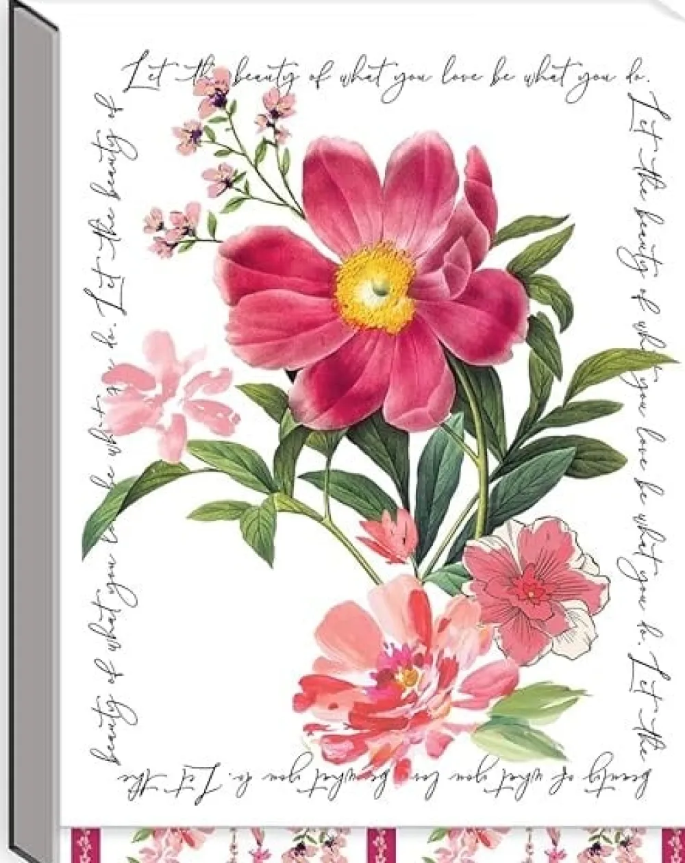 Notable Flowers Peony Pocket Notepad- Journals & Other Stationery