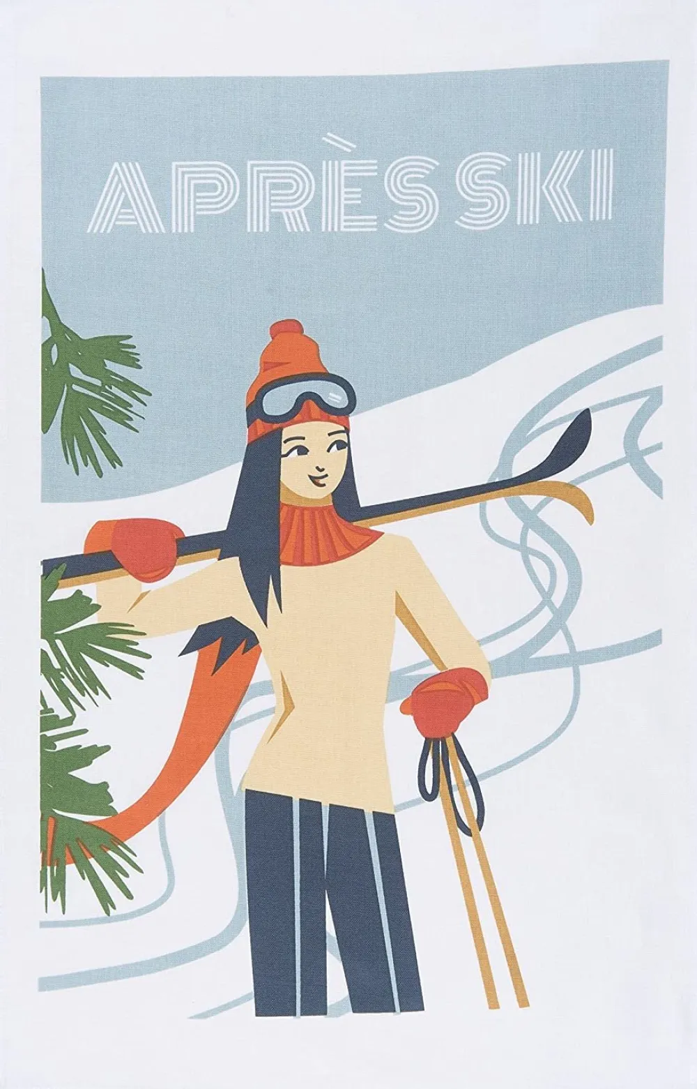 Now Designs Apres Ski Tea Towel- Tea Towels
