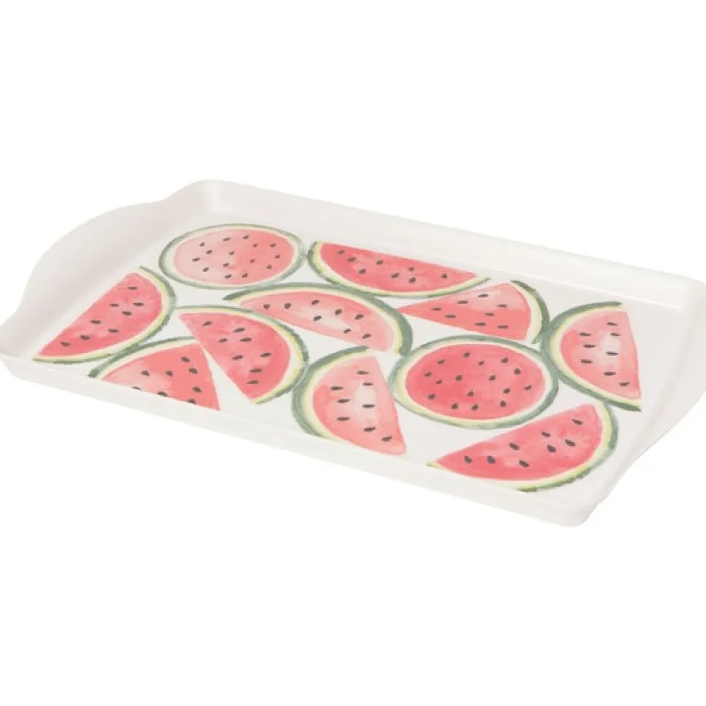 Now Designs Planta Platter (Watermelon)- Trays|Tea Trays