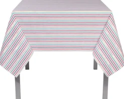 Now Designs Rectangular North Pole Stripe Tablecloth Long- Tablecloths