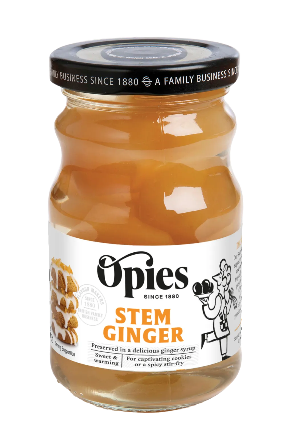 Opies Stem Ginger in Syrup- Groceries