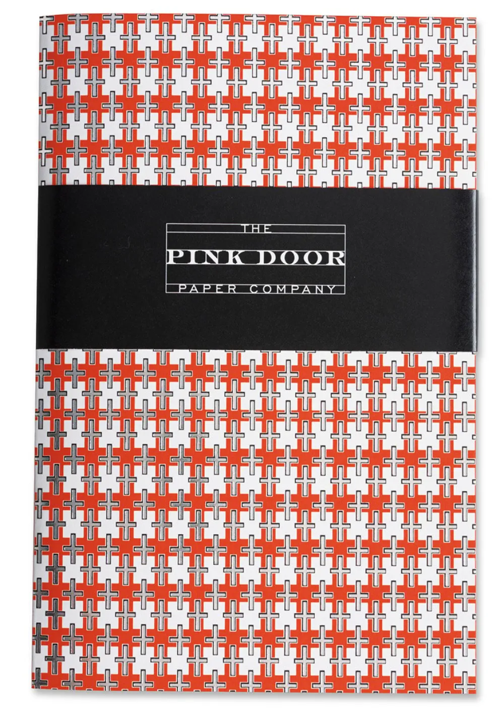 Orange, Silver & White Foil Notebook- Journals & Other Stationery