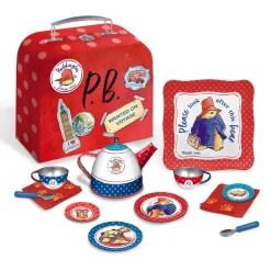 Paddington Red Tin Tea Set- Paddington Bear|Children's Tea Sets
