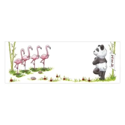 Panda Yogi in Tree Pose Card- Greeting Cards