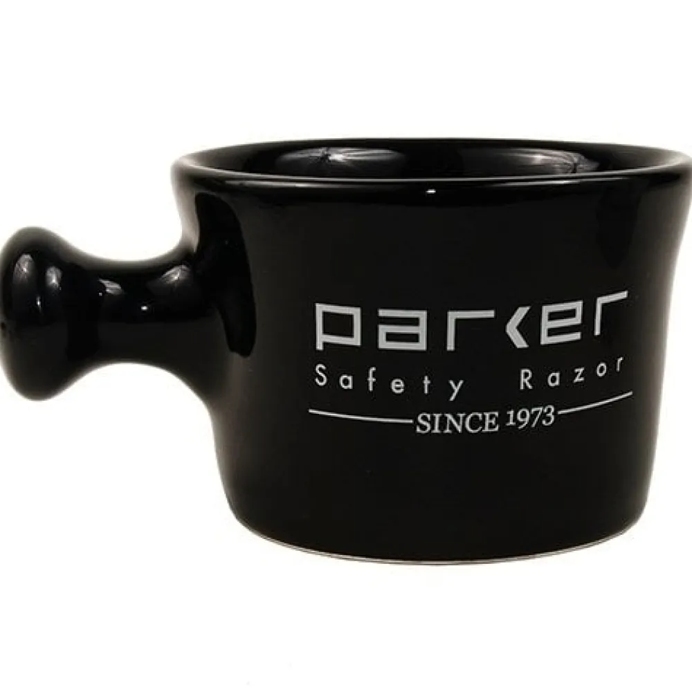 Parker Apothecary Black Shave Mug- Blades & Shave Accessories