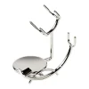 Parker Chrome Razor & Shave Brush Stand- Blades & Shave Accessories