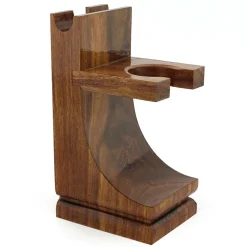 Parker Mission Style Razor & Shaving Brush Wood Stand- Blades & Shave Accessories