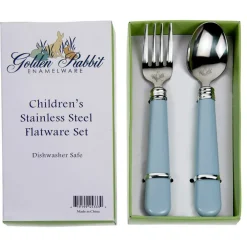 Pastel Blue Baby Flatware Set- Children's Tabletop