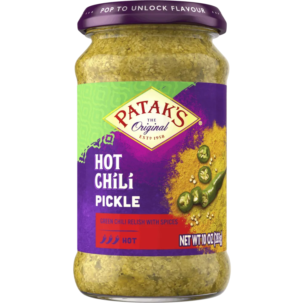 Patak's Hot Chili Pickle- Curries, Chutneys & Pickles