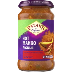 Patak's Hot Mango Pickle- Curries, Chutneys & Pickles