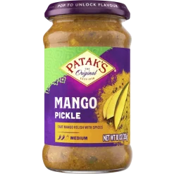 Patak's Medium Mango Pickle Relish- Curries, Chutneys & Pickles