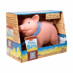 Penny the Pig Rubber Piggy Bank- Toys