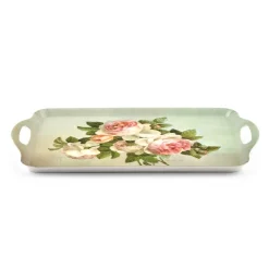 Pimpernel Antique Roses Large Handled Tray- Trays|Tea Trays