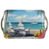 Pimpernel In the Sunshine Large Melamine Handled Tray- Trays|Tea Trays