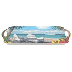 Pimpernel In the Sunshine Large Melamine Handled Tray- Trays|Tea Trays