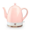 Pinky Up Noelle Pink Ceramic Electric Tea Kettle- Tea Kettles