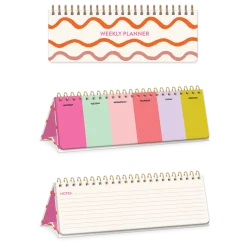 Playful Patterns Squiggle Undated Daily Planner- Journals & Other Stationery|Calendars