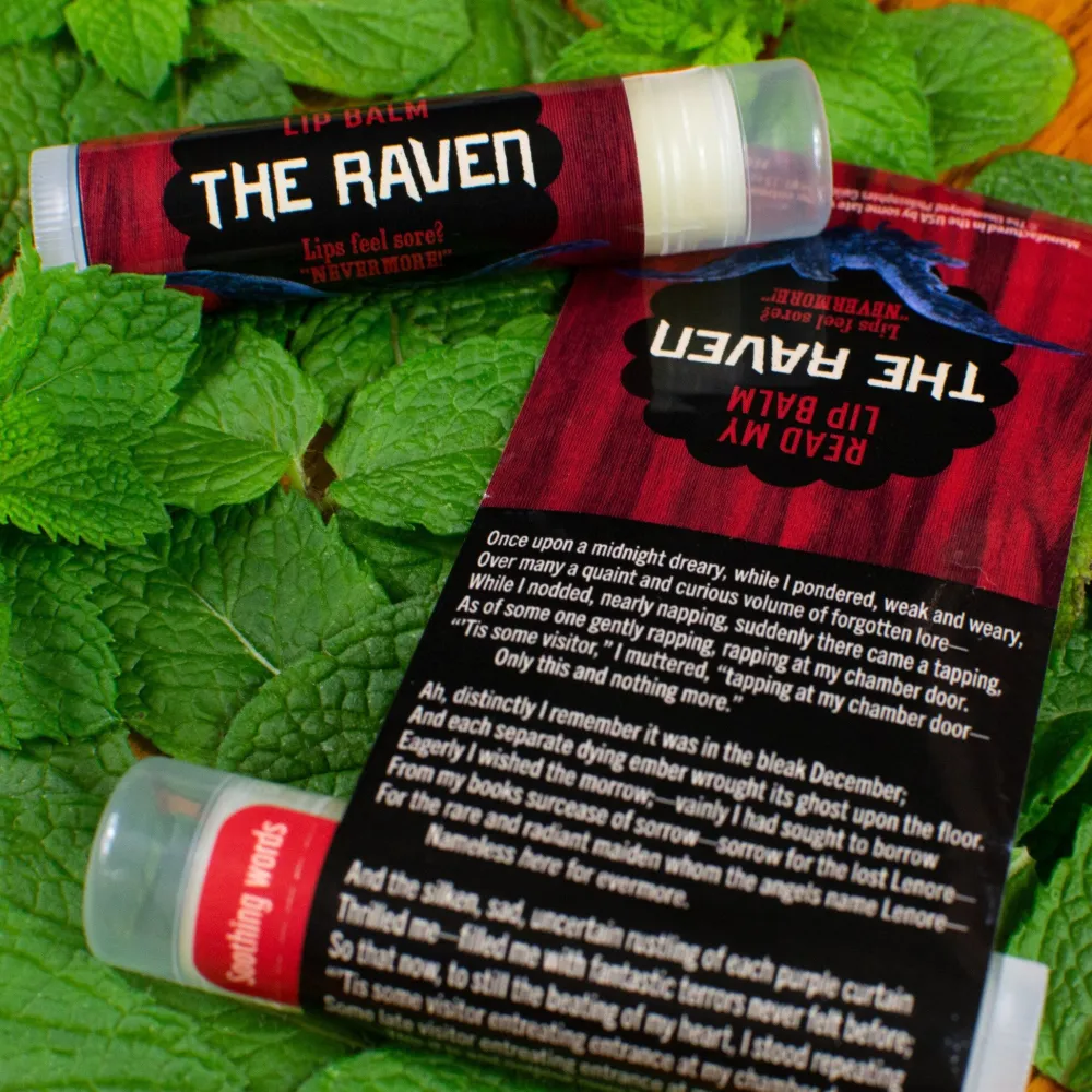Poe's Raven Lip Balm- Cultural Icons|Pharmacy