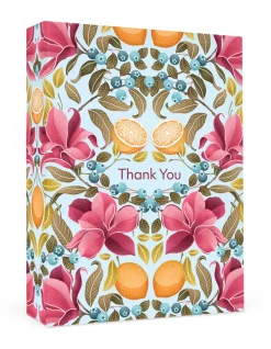 Pomegranate Catherine Marion: Lemons & Magnolia Thank You Notes- Boxed Cards