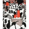 Pomegranate Charles Robinson: A Black Cat Holiday Small Boxed Cards- Boxed Cards