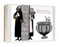 Pomegranate Edward Gorey: Mysterious Messages Boxed Notecards- Boxed Cards