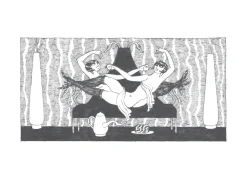 Pomegranate Edward Gorey: The Fraught Settee Boxed Notecards- Boxed Cards