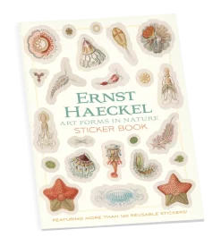 Pomegranate Ernest Haeckel: Art Forms in Nature Sticker Book- Coloring Books & Crafts|Activity Books