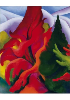 Pomegranate Georgia O'Keeffe: Trees Boxed Notecard Assortment- Boxed Cards
