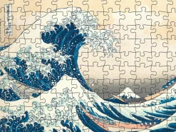Pomegranate Hokusai 120-Piece Double-Sided Puzzle Set- Games & Puzzles